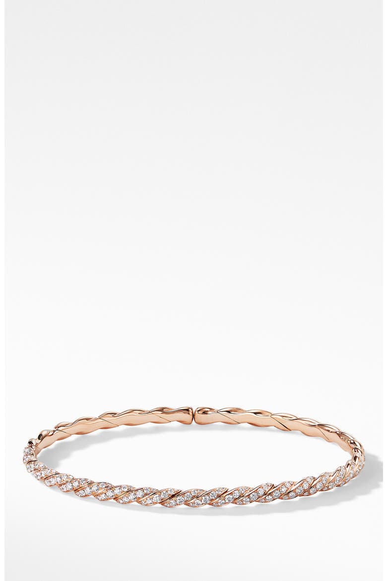 Pavéflex Single Row Diamond Bracelet, Alternate, color, 18KRG