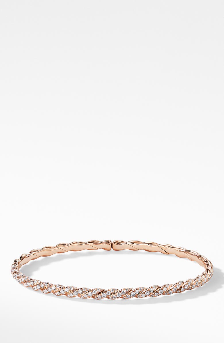 David Yurman Pavéflex Single Row Diamond Bracelet, Alternate, color,