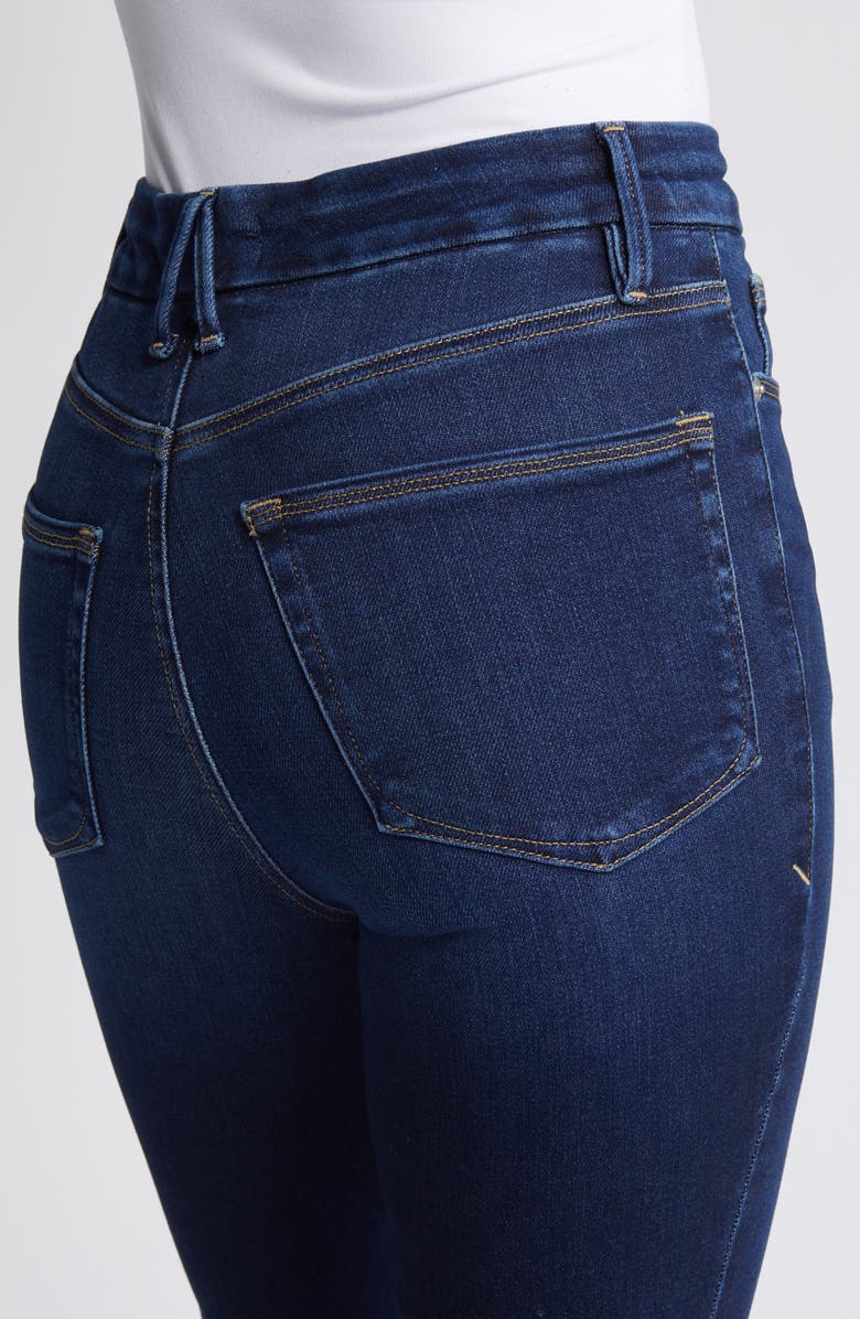 Good American Good Classic Bootcut Jeans, Alternate, color, 