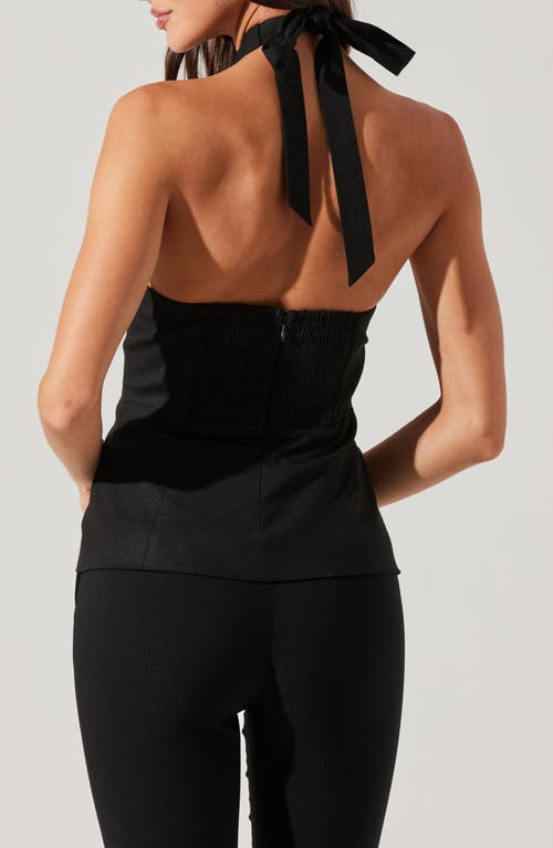 Astr The Label Yaritza Halter Neck Vest Top