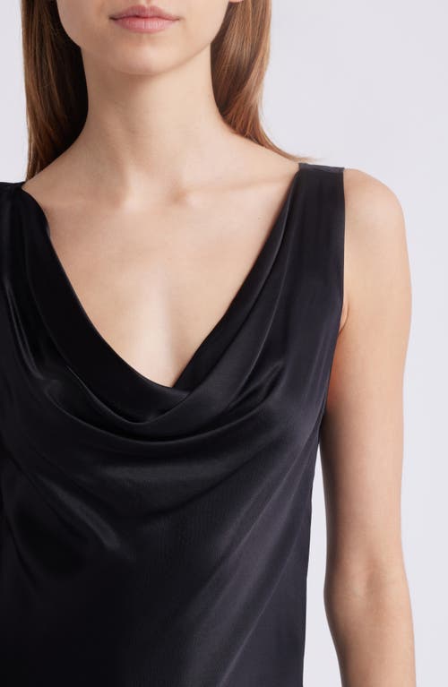 Rails Solana Satin Midi Dress In Black