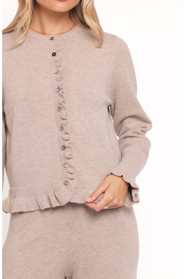 Eve Cardigan Sweater & Pants, Alternate, color, BEIGE