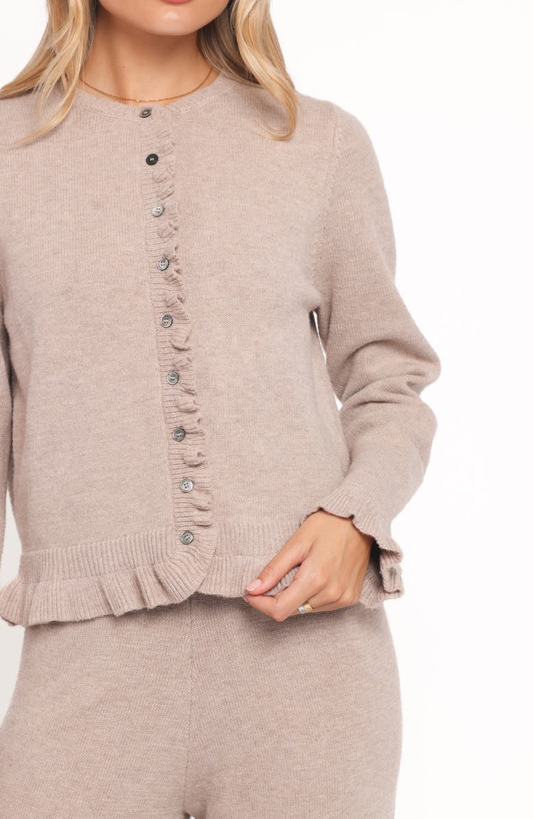 Petal & Pup Eve Cardigan Sweater & Pants, Alternate, color, Beige