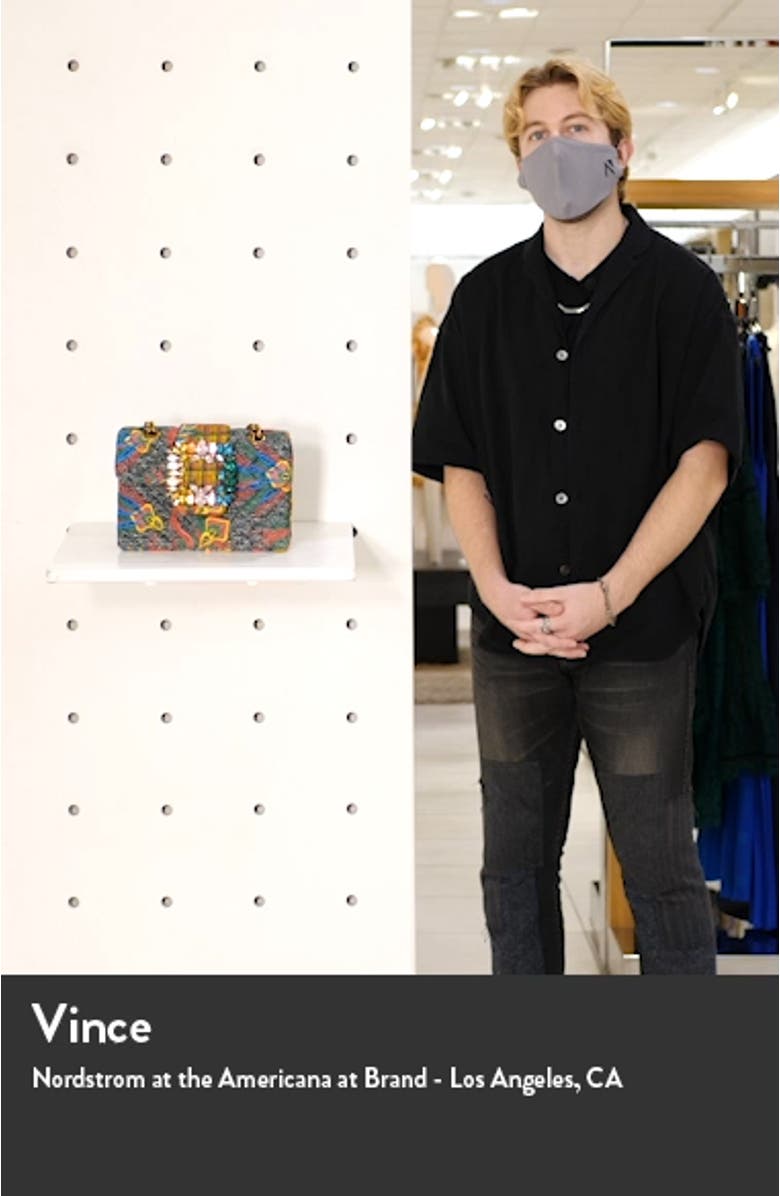 Mayfair Embroidered Tweed Crossbody Bag, sales video thumbnail