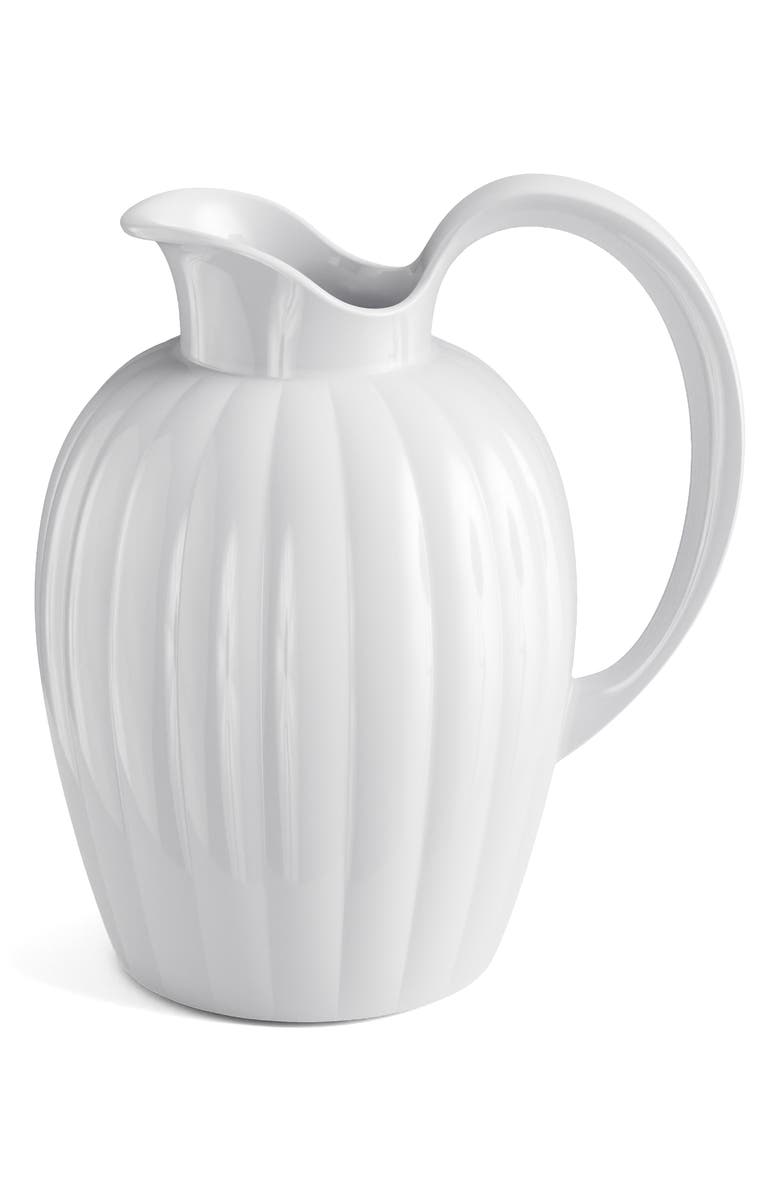 Georg Jensen Bernadotte Porcleain Pitcher, Main, color, 
