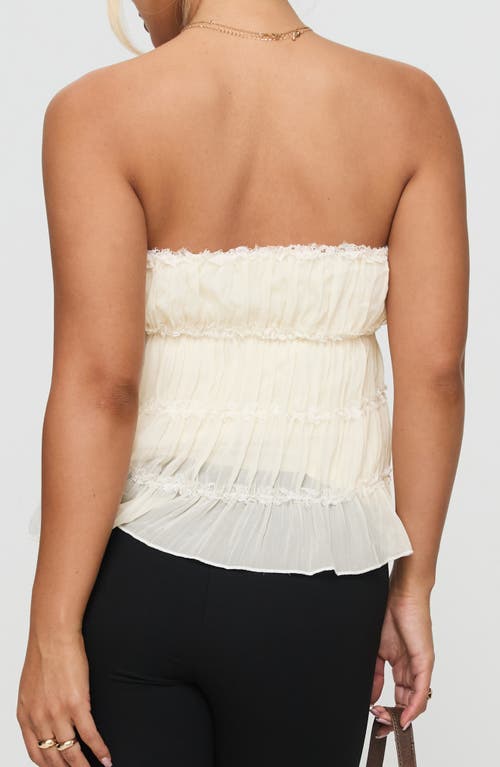 Princess Polly Avelina Lace Trim Strapless Top