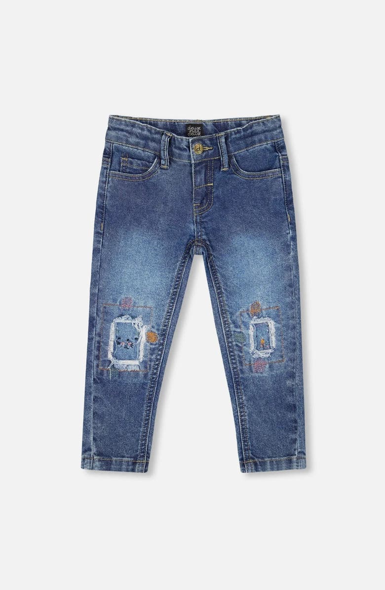 Deux par Deux Jeans with Embroideries, Main, color, 