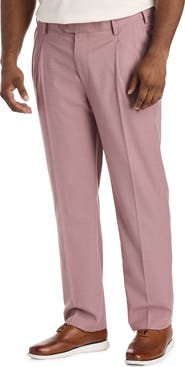 Oak Hill by DXL Big & Tall  Waist-Relaxer Pleated Dress Pants