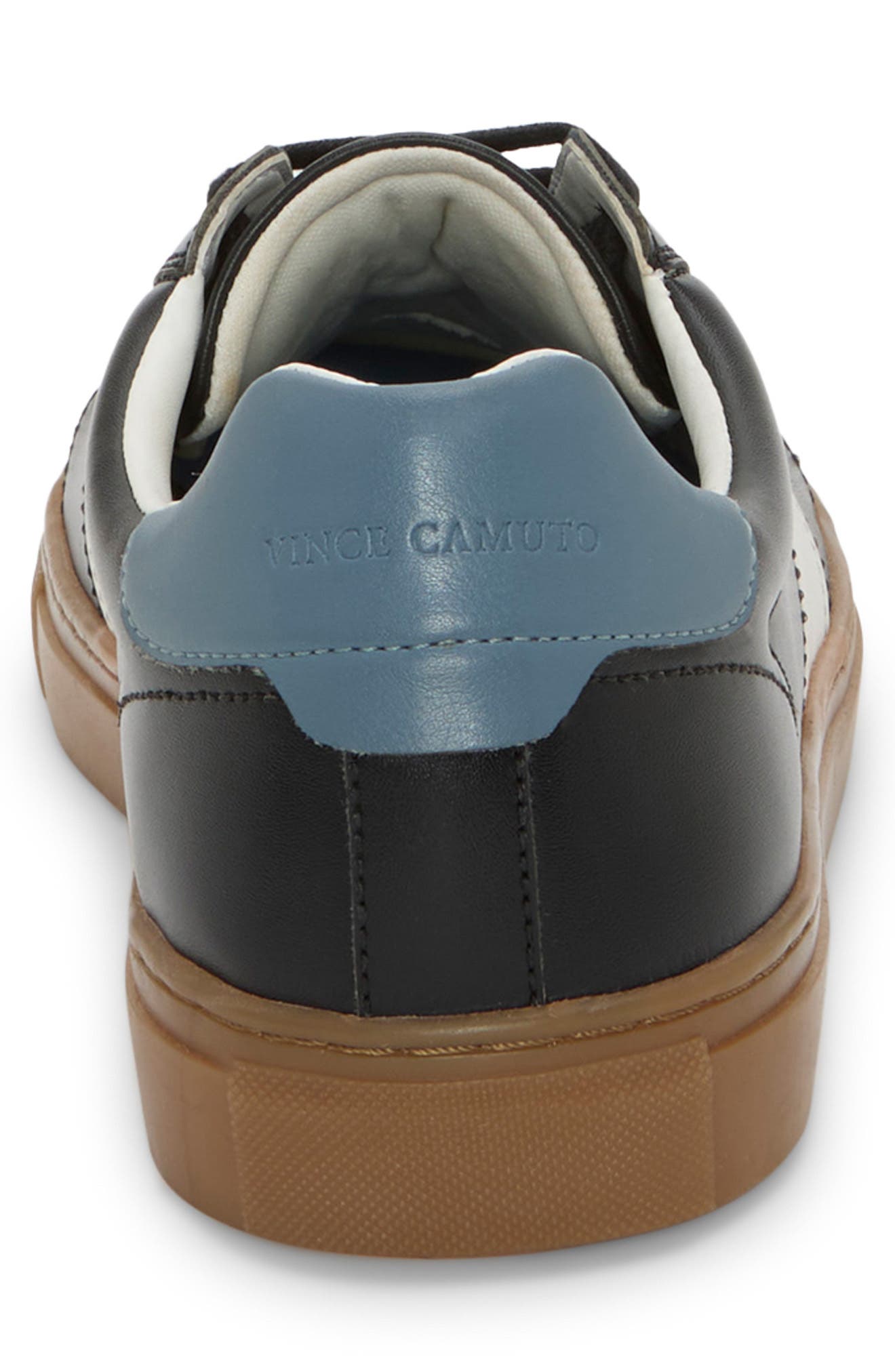 Vince Camuto Eirik Low Top Sneaker, Alternate, color, Black/ Off White
