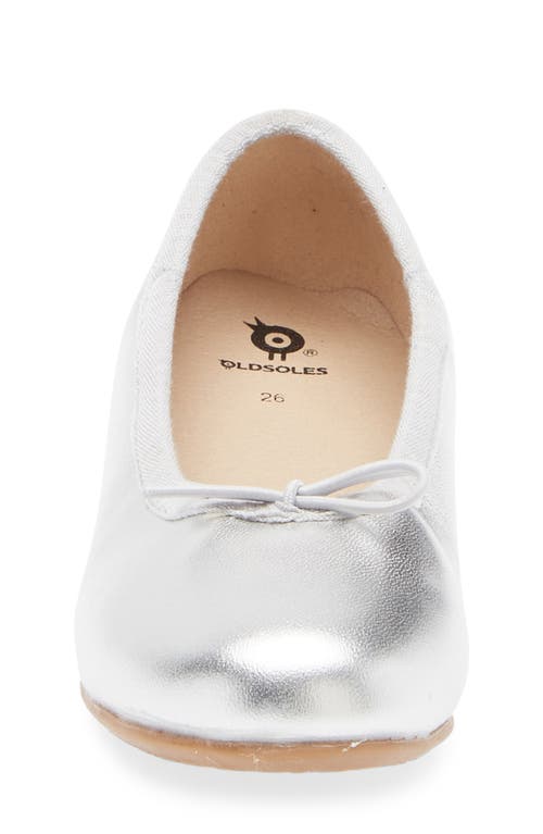 Old Soles Kids' Brule Flat In Silver