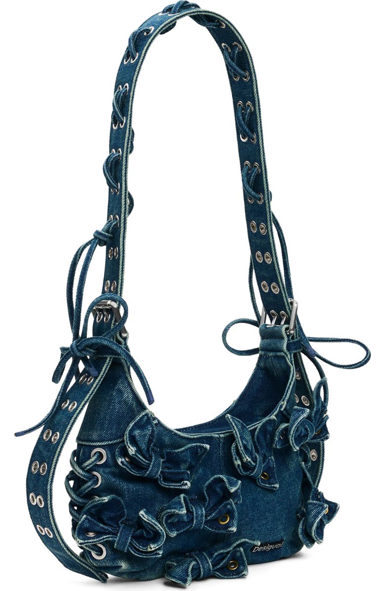 Desigual Denim Shoulder Bag, Alternate, color,