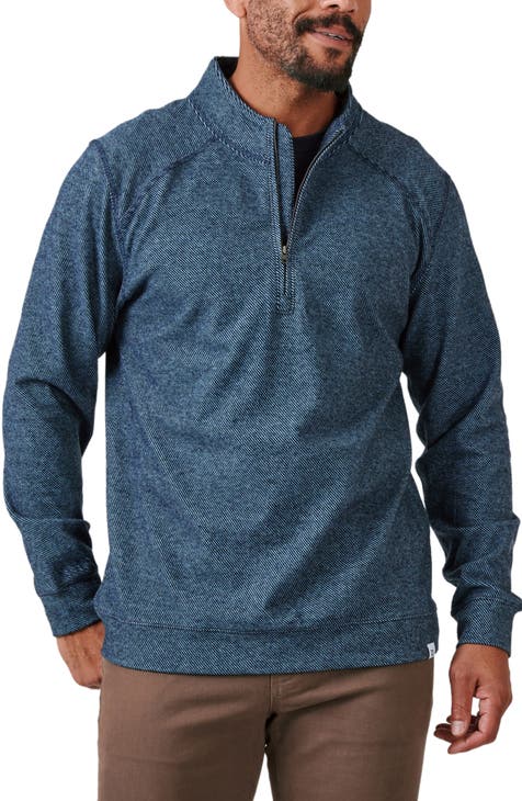 Navy Johnnie-O Nashville Predators Cotton Silk newest Blend Quarter Zip Size L