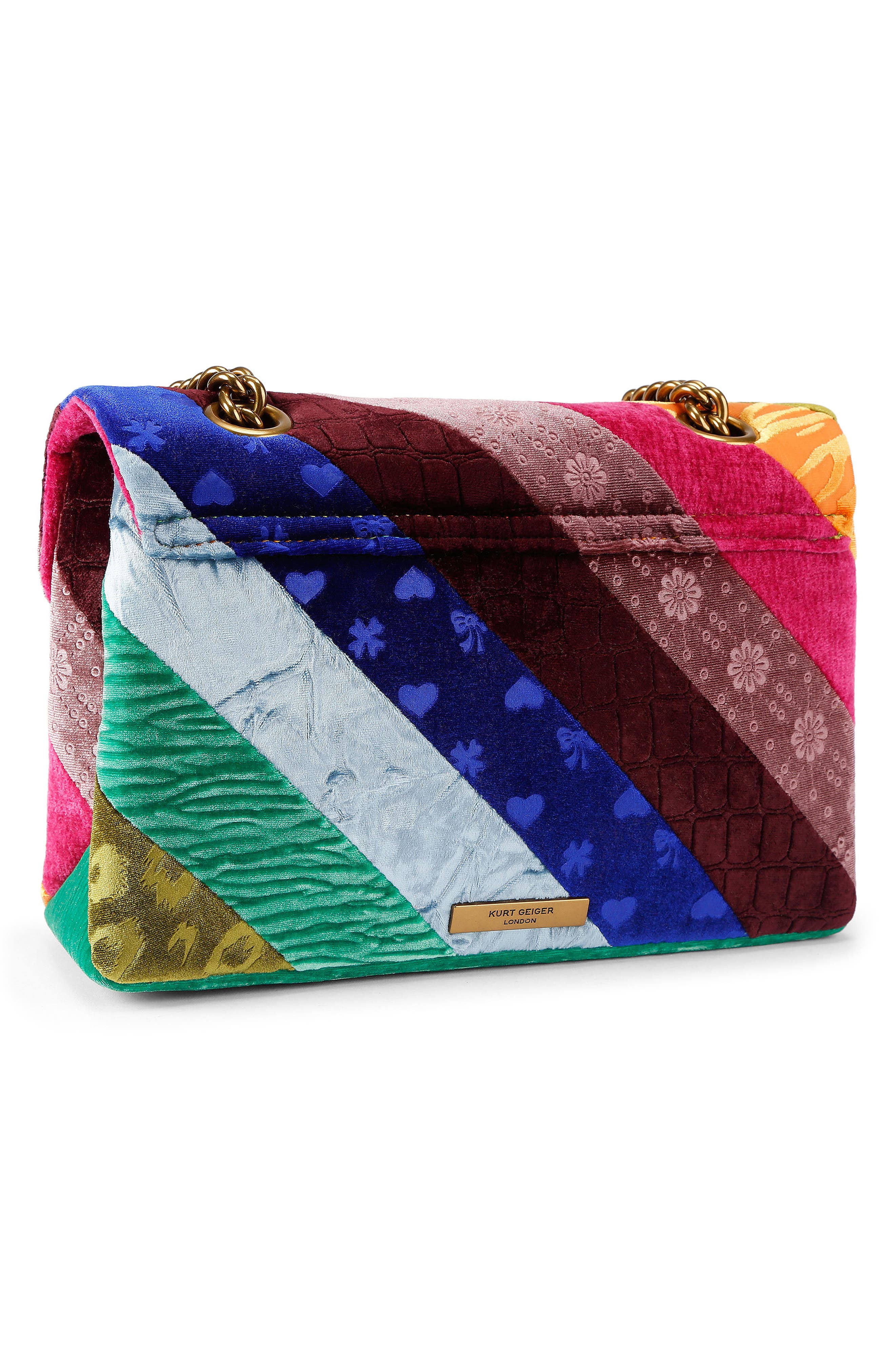 Kurt Geiger London Large Kensington Convertible Shoulder Bag, Alternate, color, Multi Stripe