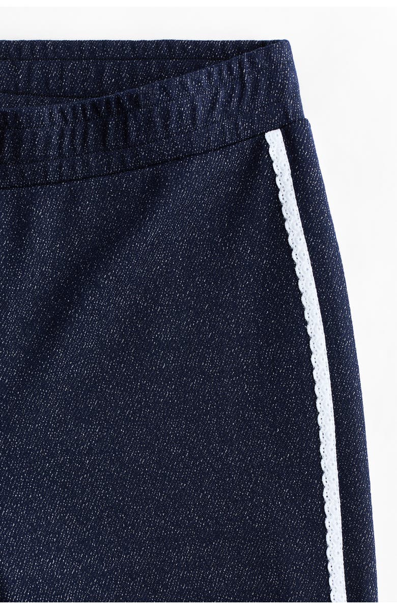 H&M Lace-trimmed Jersey Trousers, Alternate, color, 