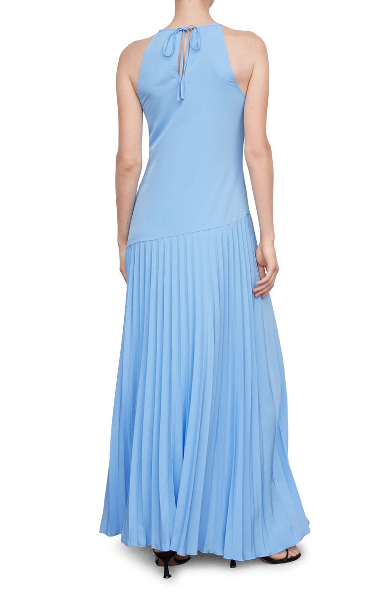 MANGO Pleated Maxi Dress, Alternate, color,