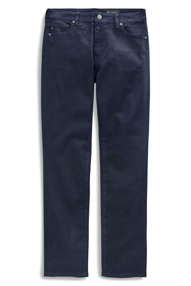 Mari Slim Ankle Straight Leg Jeans, Alternate, color, LTT LT DEEP TRENCHES