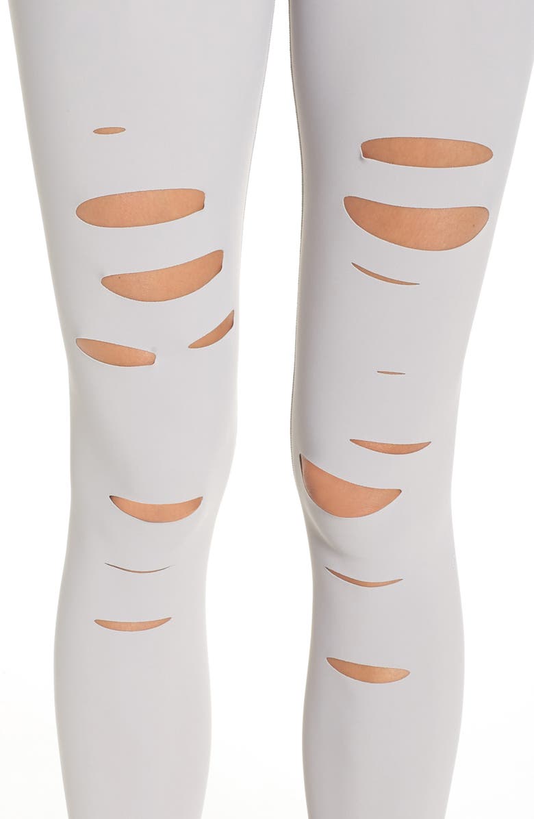 Alo Ripped Airbrush Leggings, Alternate, color,