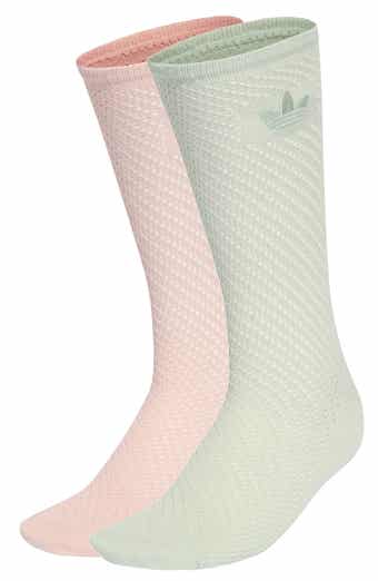 2-Pack Crochet Crew Socks