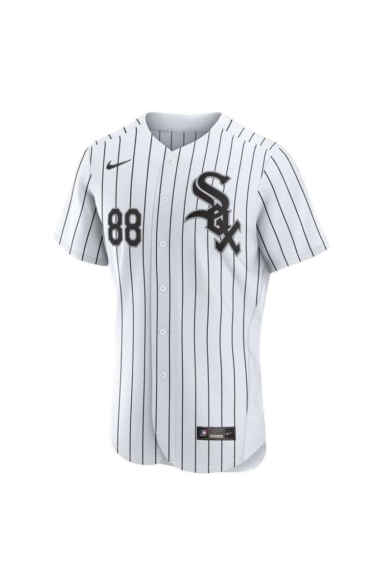 Nike Men's Nike Luis Robert White/Black Chicago White Sox Home Authentic Player Jersey, Alternate, color, White