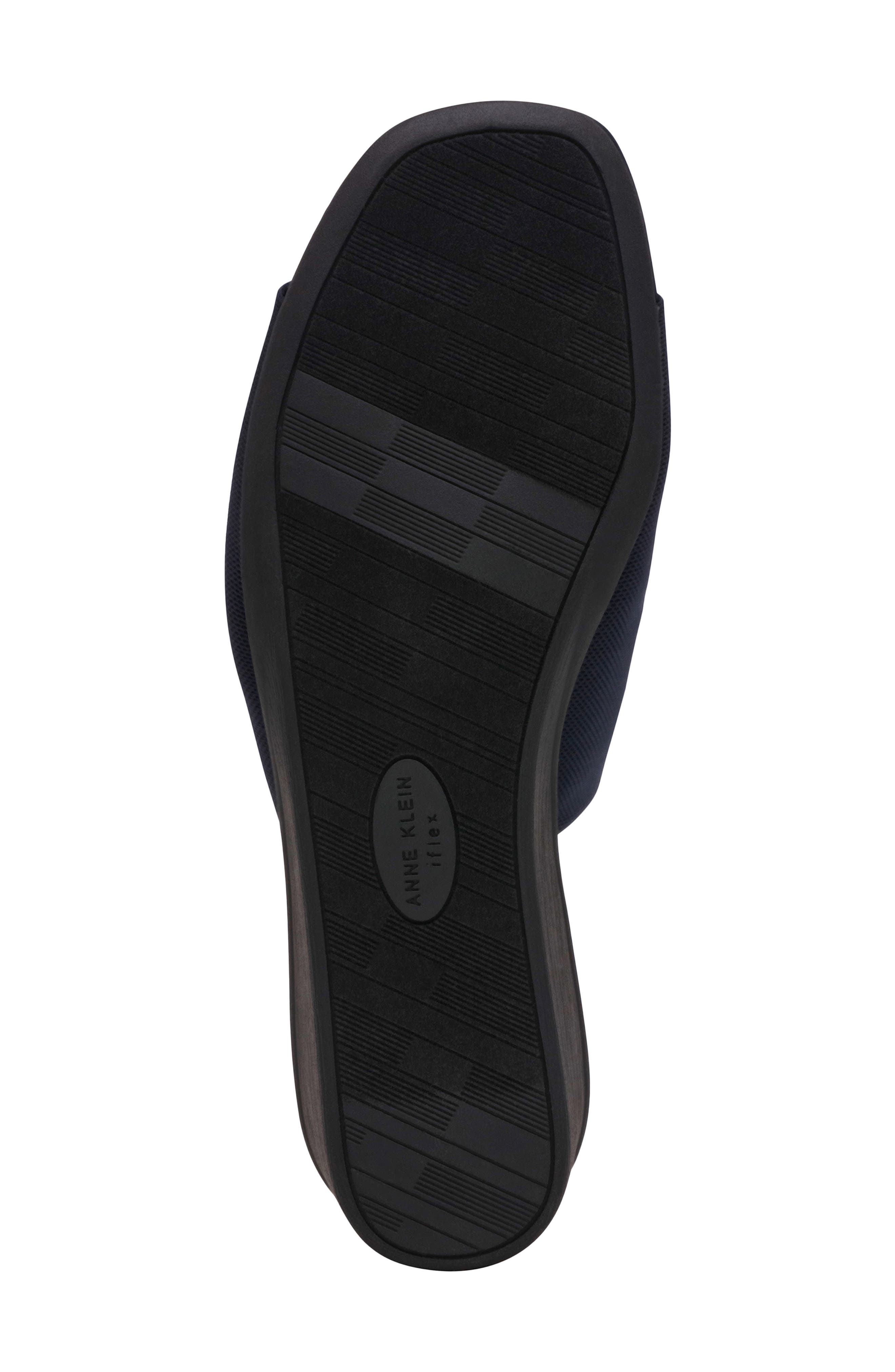 Wishful Wedge Slide Sandal, Alternate, color, NAVY STRETCH