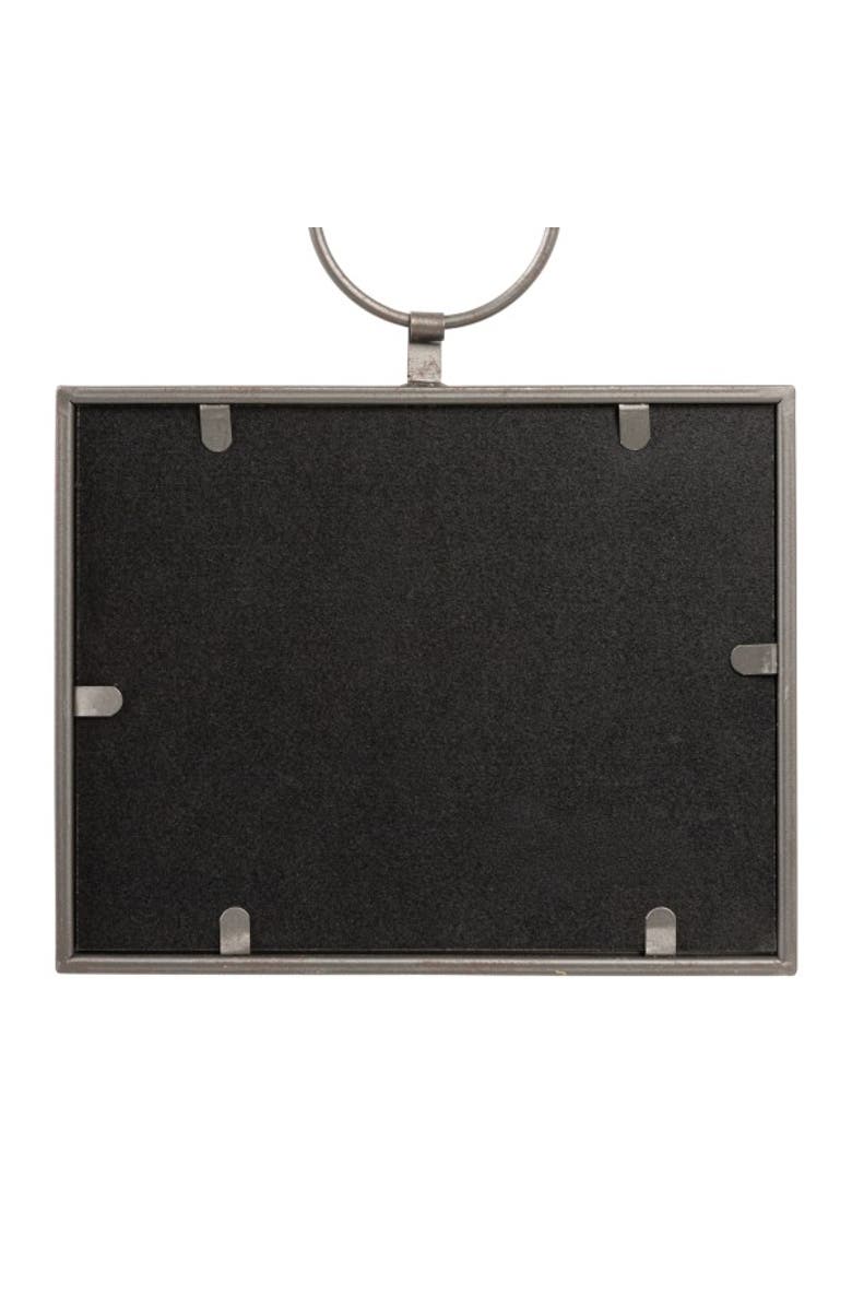 Storied Home Metal and Wood Framed Landscape Wall Art with Hanging Bracket, Multicolor, Alternate, color, Blue