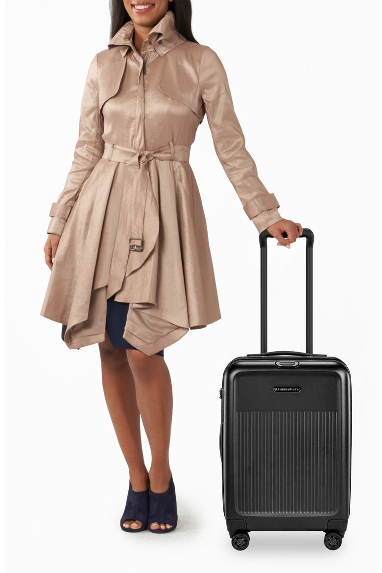 Sympatico 21-Inch International Carry-On, Alternate, color, MATTE BLACK