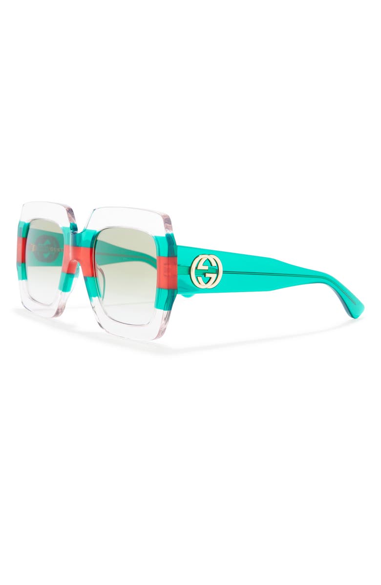 Gucci 54mm Square Sunglasses, Alternate, color,