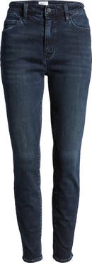 Wash Lab Denim High Waist Ankle Skinny Jeans