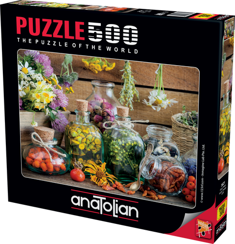Herbal Therapy 500 piece Jigsaw Puzzle for Adults