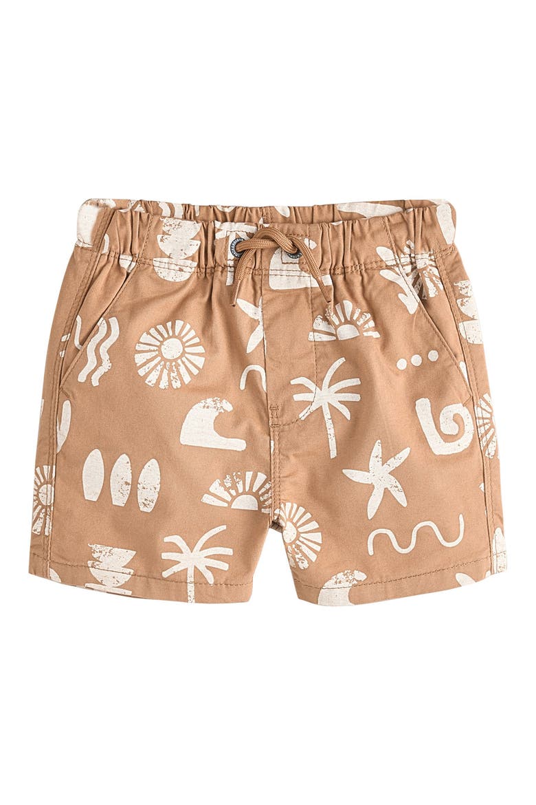 Kids' 3-Pack Assorted Cotton Drawstring Shorts, Alternate, color, BLUE MULTI