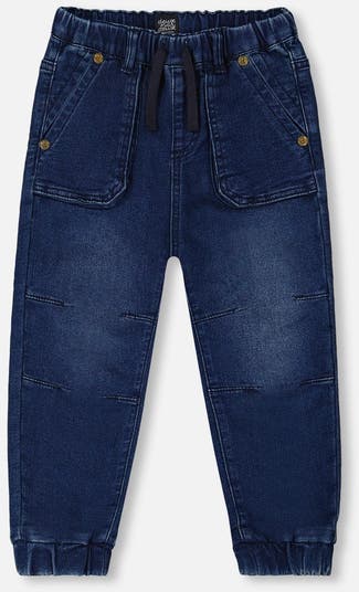 Deux Par Deux French Terry Short - Navy Denim Deux Par Deux French Terry Short - Navy Denim