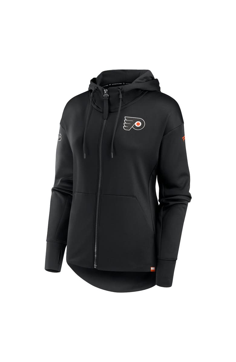 FANATICS Women's Fanatics Branded Black Philadelphia Flyers Authentic Pro Scuba Full-Zip Hoodie, Alternate, color,