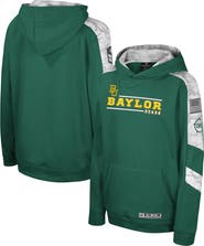COLOSSEUM Youth Colosseum Green Baylor Bears OHT Military Appreciation Cyclone Digital Camo Pullover Hoodie