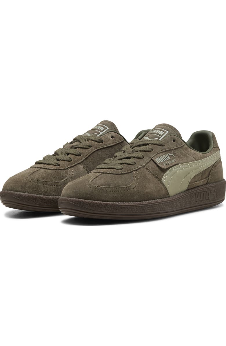 PUMA Palermo Sneaker, Main, color, Loden Green/ Gum
