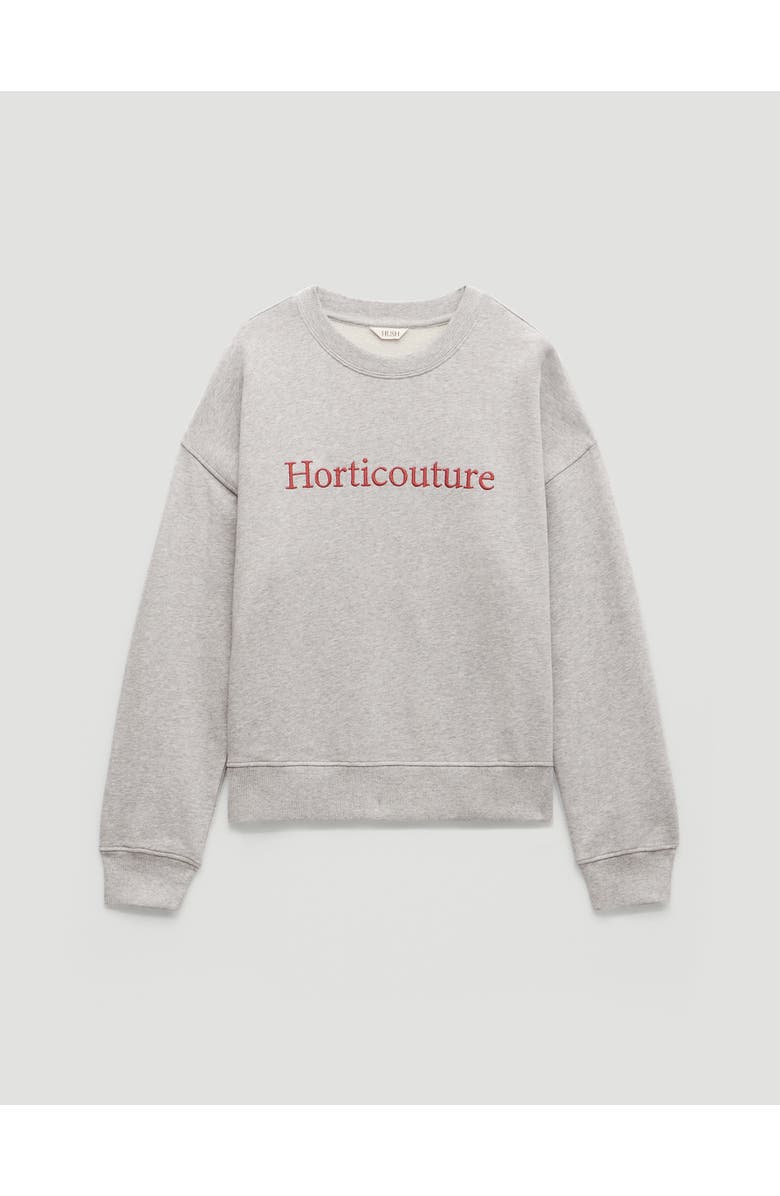 Hush Horticouture Embroidered Sweatshirt, Alternate, color, Grey Marl