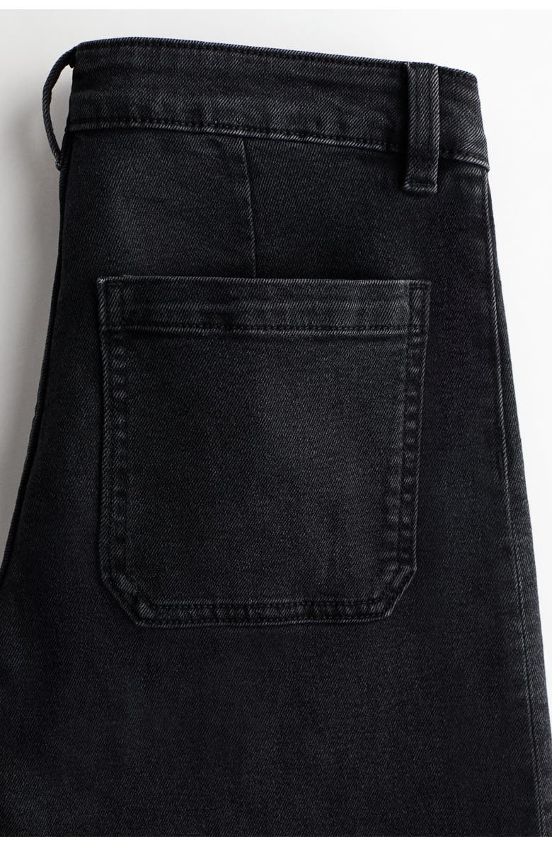 H&M Wide High Waist Jeans, Alternate, color, 