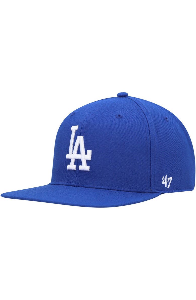 '47 Men's '47 Royal Los Angeles Dodgers 2020 World Series Sure Shot Captain Snapback Hat, Alternate, color, Royal