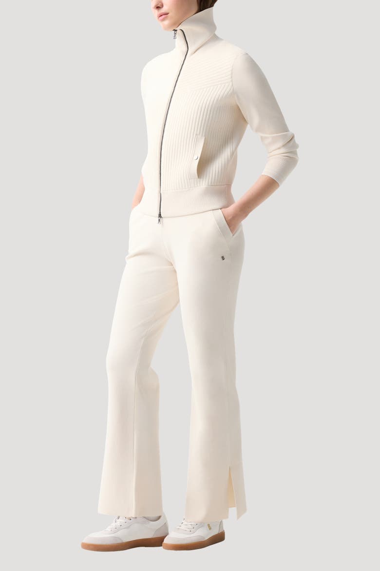 Jana Knit Jacket, Alternate, color, Cream