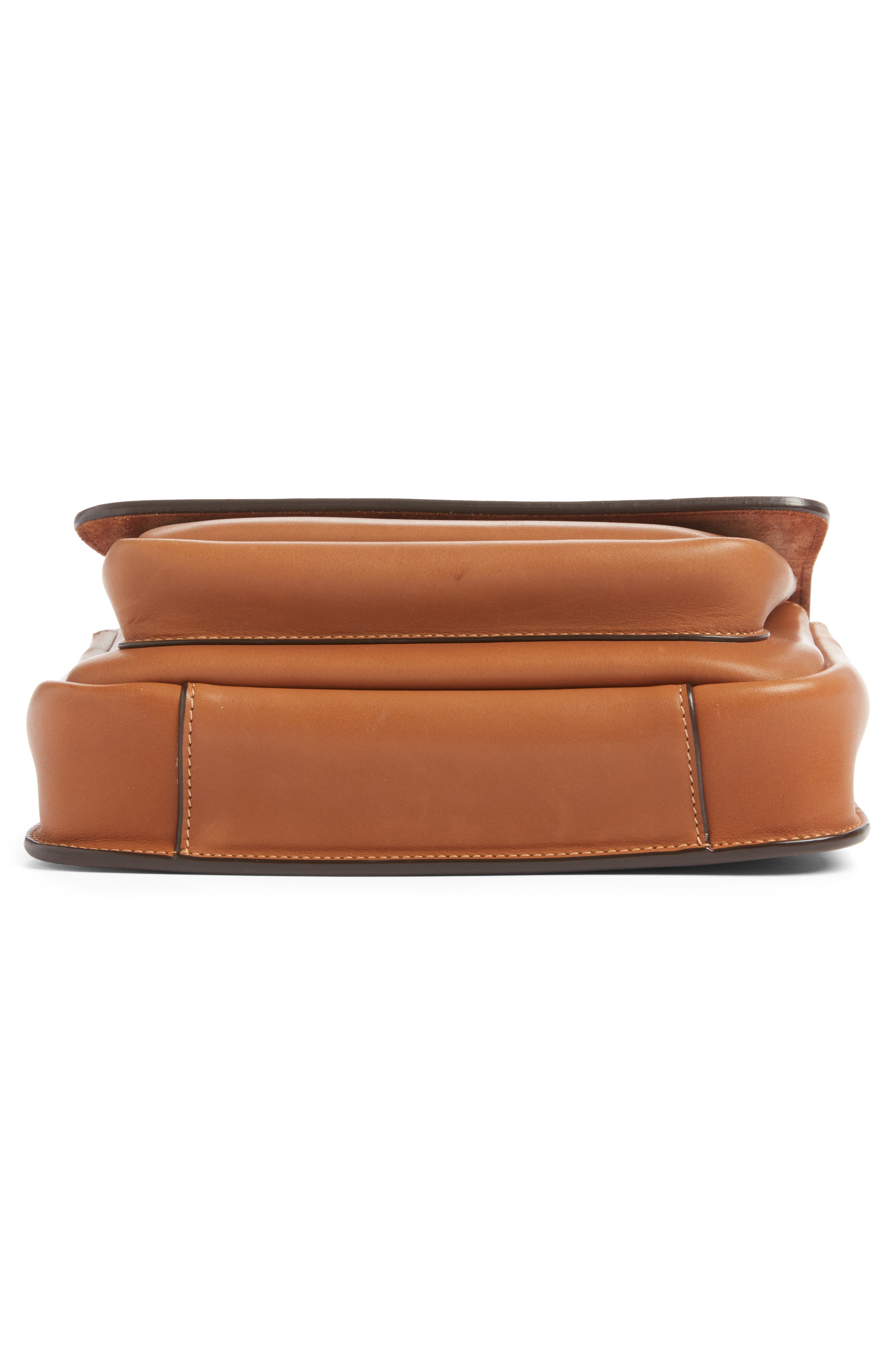 Saint Laurent Small Niki Leather Shoulder Bag, Alternate, color, Brick