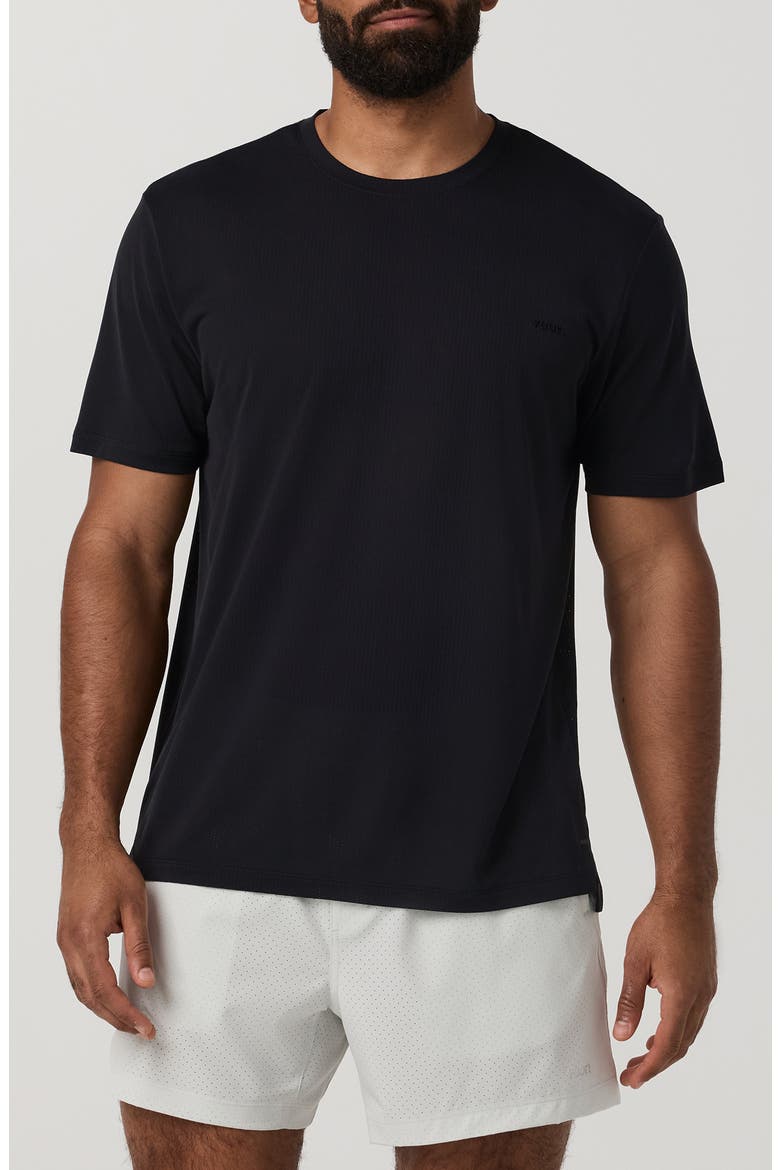 Strato Breathe Performance T-Shirt, Main, color, BLACK