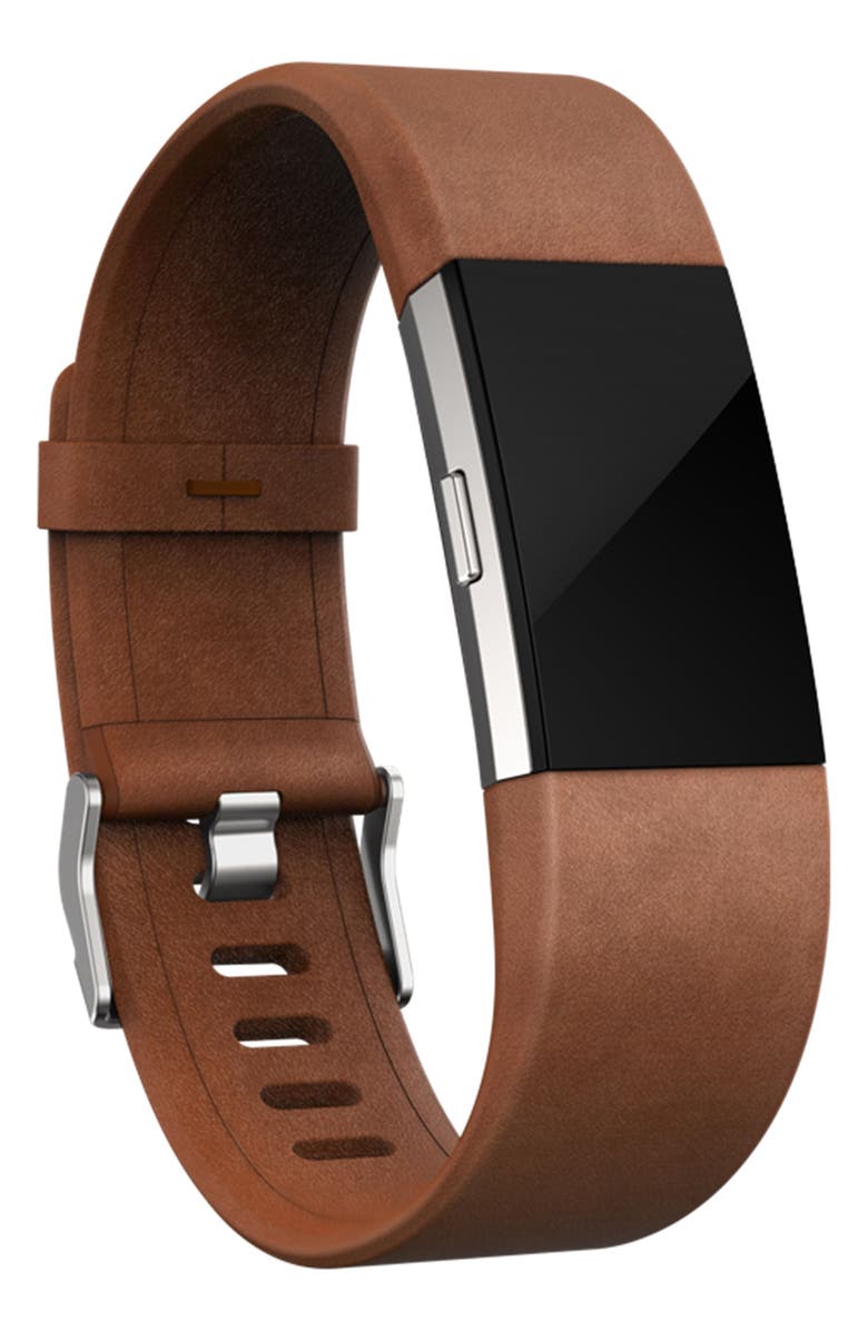 Fitbit Charge 2 Leather Accessory Band, Alternate, color,