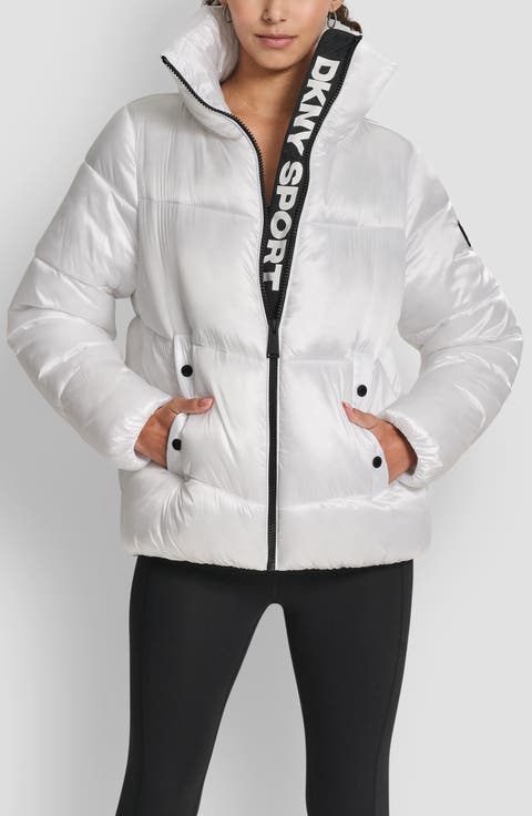 Oversize Collar Quilted Puffer Jacket