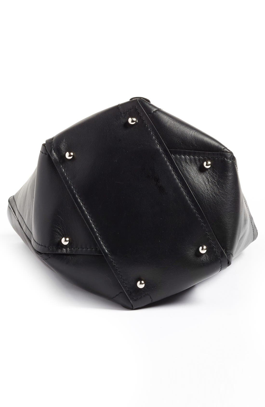Proenza Schouler 'Medium Hex' Whipstitch Leather Bucket Bag, Alternate, color, 