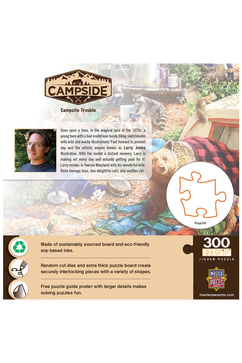 Campsite Trouble 300 Piece Jigsaw Puzzle, Alternate, color, Multicolor