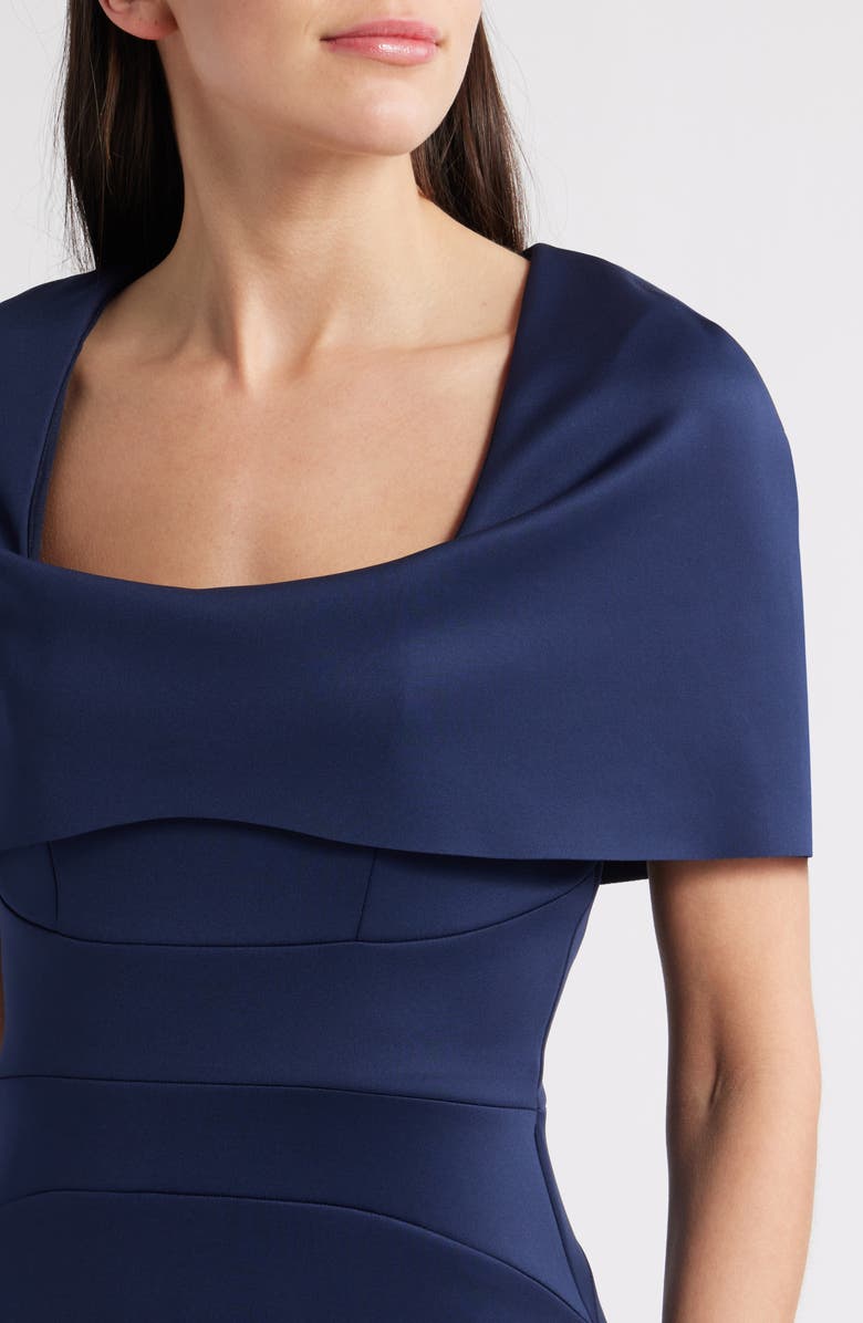 Black Halo Bernice Cocktail Midi Dress, Alternate, color, Pacific Blue