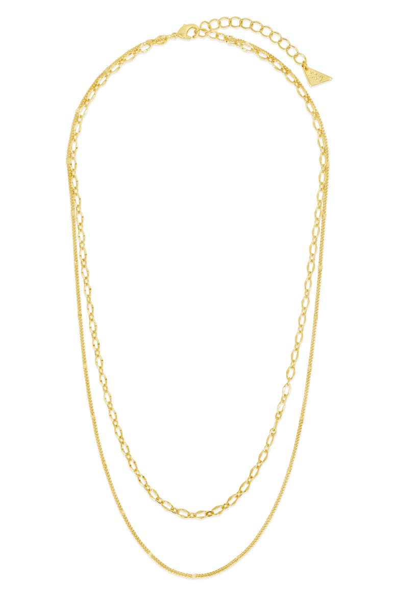 Serenity Layered Necklace, Alternate, color, GOLD