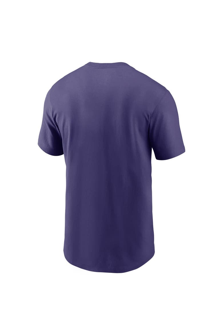 Men's Nike Purple Clemson Tigers Baseball Logo T-Shirt, Alternate, color, Purple