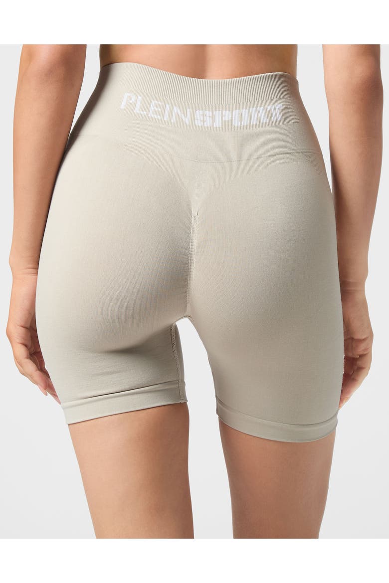 Seamless Micro Biker Shorts Logo Women, Alternate, color, darkgrey
