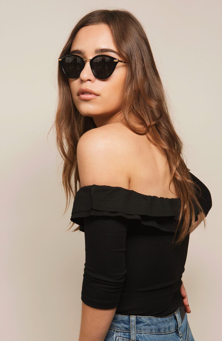 Sonix Quinn 48mm Cat Eye Sunglasses, Alternate, color, 