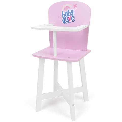 Baby Alive Wooden Doll High Chair